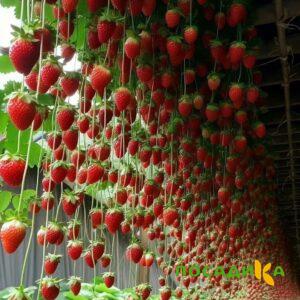 Клубника ампельная Анастасия купить по цене от 370р. в интернет-магазине «Посадика» с доставкой почтой в в Тамбове и по всей России – [изображение №1].